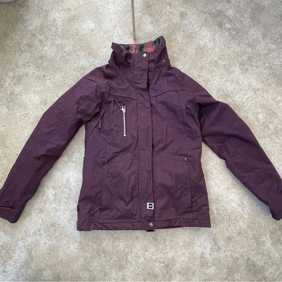 Ride Snowboards Jacket with flannel lining and pockets size small - Picture 7 of 7